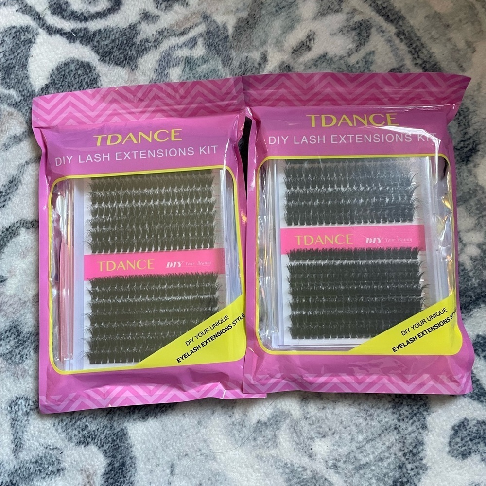 2 pack DIY eyelash extensions kit